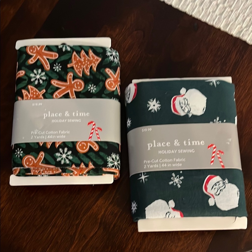 Place & Time Holiday Sewing Fabric Bundle.  New